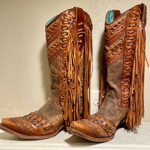 Corral Women’s Cowgirl Boots with Fringe